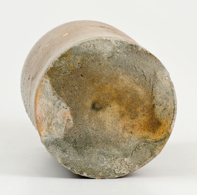 Rare and Fine Thomas W. Commeraw Oyster Jar: DANIEL JOHNSON / No. 24 Lumber Street / N. York