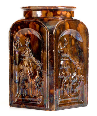 Extremely Rare Miller Family / Juniata Pottery (Newport, Pennsylvania) Redware Canning Jar