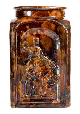 Extremely Rare Miller Family / Juniata Pottery (Newport, Pennsylvania) Redware Canning Jar