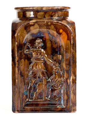 Extremely Rare Miller Family / Juniata Pottery (Newport, Pennsylvania) Redware Canning Jar