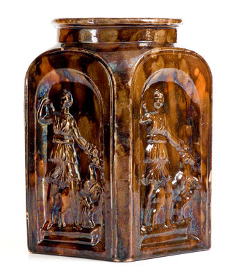 Extremely Rare Miller Family / Juniata Pottery (Newport, Pennsylvania) Redware Canning Jar
