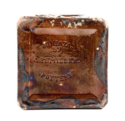 Extremely Rare Miller Family / Juniata Pottery (Newport, Pennsylvania) Redware Canning Jar