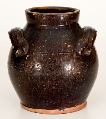 Rare Redware Presentation Jar: 