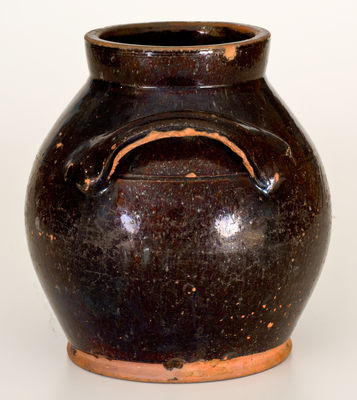 Rare Redware Presentation Jar: 