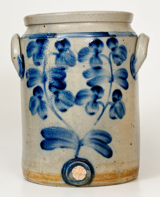 3 Gal. Baltimore, MD Stoneware Water Cooler w/ Floral Decoration