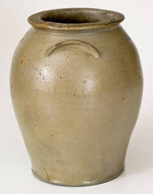 Rare J. MILLER / WHEELING, VA Stoneware Jar, c1830 (now West Virginia)