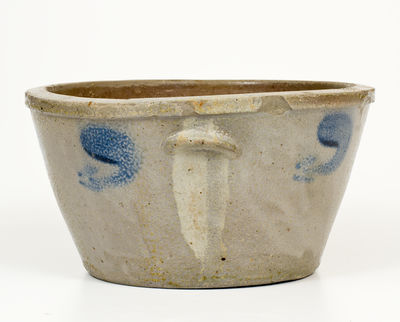 S. BELL & SON / STRASBURG, VA Stoneware Bowl w/ Cobalt Decoration