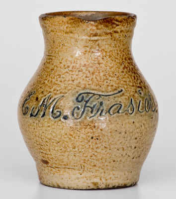 Diminutive Stoneware Presentation Pitcher, 