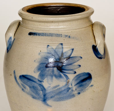 One-Gallon HARRISBURG, PA (William Moyer) Stoneware Jar, 1858-61