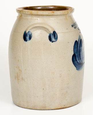 Two-Gallon COWDEN & WILCOX. / HARRISBURG, PA Stoneware Jar