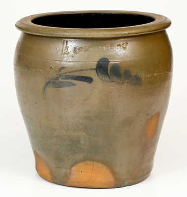 One-and-a-Half-Gallon THOMAS & BRO (Huntingdon, PA) Stoneware Jar