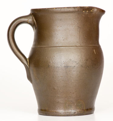 Scarce THOMAS & BRO (Huntingdon, PA) Small-Sized Stoneware Pitcher