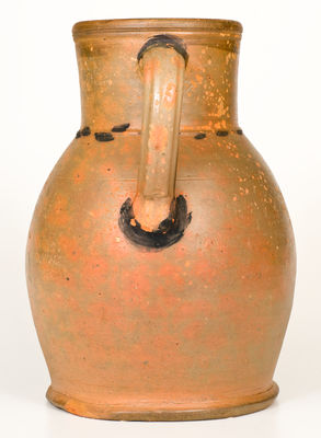 RareTwo-Gallon Huntingdon County, Pennsylania Stoneware Pitcher (possibly Petersburg)