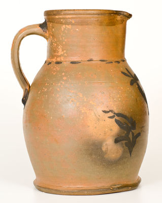 RareTwo-Gallon Huntingdon County, Pennsylania Stoneware Pitcher (possibly Petersburg)
