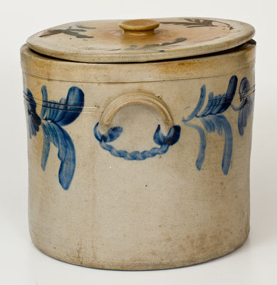 Three-Gallon Remmey / Philadelphia Lidded Stoneware Crock