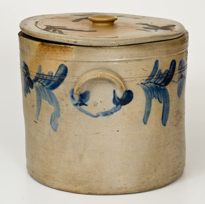 Three-Gallon Remmey / Philadelphia Lidded Stoneware Crock