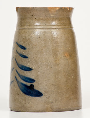 Western PA Cobalt-Decorated Stoneware Canning Jar, c1875