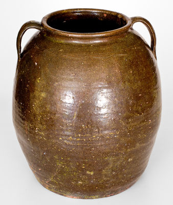 Scarce "LJ" (Lucius Jordan, Washington County, GA) Stoneware Jar