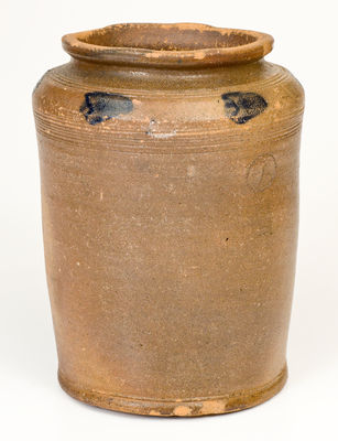 One-Gallon Richmond, Virginia Cobalt-Decorated Stoneware Jar, circa 1820