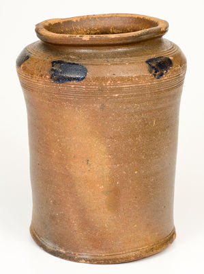 One-Gallon Richmond, Virginia Cobalt-Decorated Stoneware Jar, circa 1820