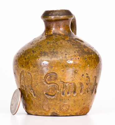 Miniature Earthenware Election of 1928 Whiskey Jug, Inscribed 