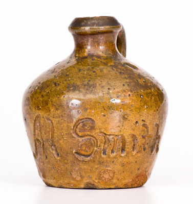 Miniature Earthenware Election of 1928 Whiskey Jug, Inscribed 