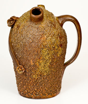 Attrib. Evans Potter (Dexter, Missouri) Rustic Ware Stoneware Harvest Jug