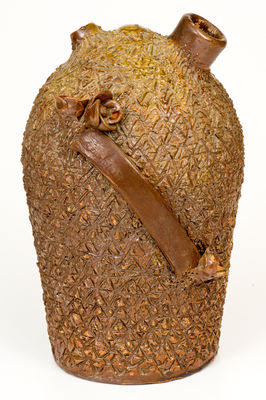 Attrib. Evans Potter (Dexter, Missouri) Rustic Ware Stoneware Harvest Jug