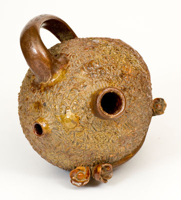 Attrib. Evans Potter (Dexter, Missouri) Rustic Ware Stoneware Harvest Jug