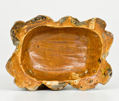 Extremely Rare Stoneware Match Safe attrib. Texarkana Pottery