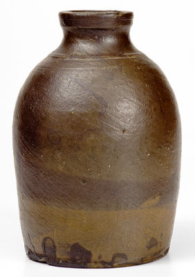 Exceedingly Rare A. DOLLISON (Ohio) Civil War Stoneware Jar: 