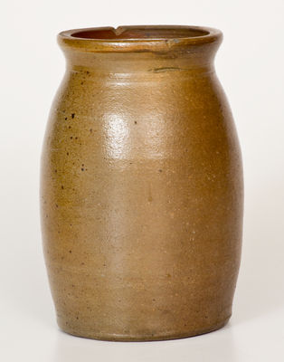 Rare Frederick Leitzinger / Clearfield, PA Stoneware Canning Jar