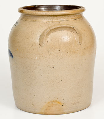 One-and-a-Half-Gallon JULIUS NORTON / BENNINGTON, VT Stoneware Butterfly Jar