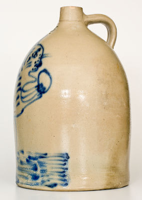 Outstanding New York State Five-Gallon Stoneware Squirrel Jug