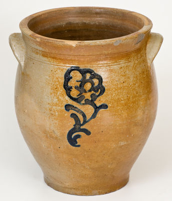 Extremely Rare and Important 1798 Stoneware Jar, attributed to Egbert and Williams / Poughkeepsie, NY