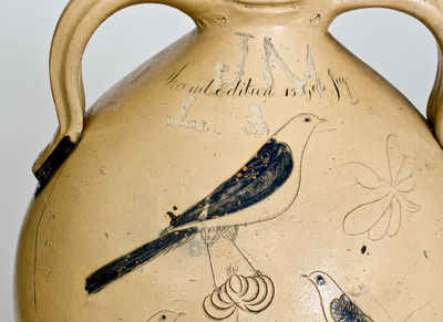 Monumental Lyman & Clark (Gardiner, Maine) 15-Gallon Stoneware Jug Cooler