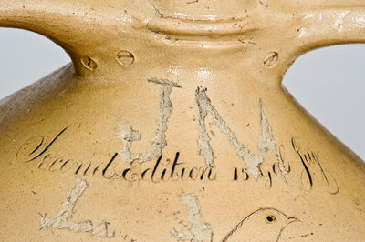 Monumental Lyman & Clark (Gardiner, Maine) 15-Gallon Stoneware Jug Cooler
