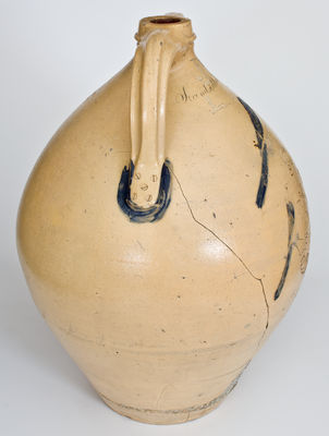 Monumental Lyman & Clark (Gardiner, Maine) 15-Gallon Stoneware Jug Cooler