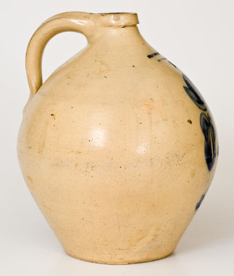 Two-Gallon NORTON & FENTON / BENNINGTON VT Stoneware Jug, circa 1843-1847