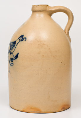 Two-Gallon J. & E. NORTON. / BENNINGTON VT Stoneware Bird Jug