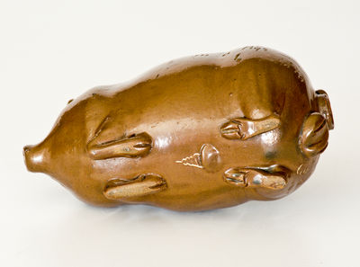 Anna Pottery 1893 World s Fair Pig Bottle
