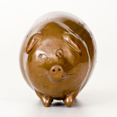 Anna Pottery 1893 World s Fair Pig Bottle