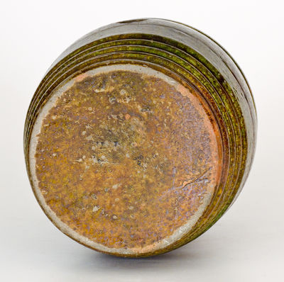 Fine Copper-Glazed Northeastern U.S. Redware Rundlet