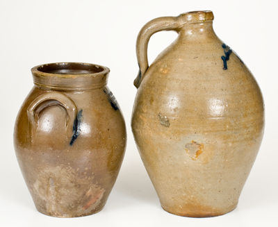 Two Pieces of Ohio Stoneware: MOORE & COLVIN and S. PURDY