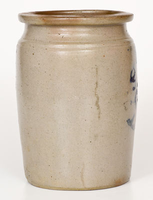 Rare GNF (George Newman Fulton, Alleghany County, VA) Jar w/ Two-Sided Slip Decoration