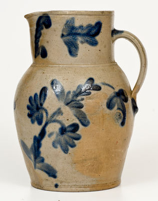 One-Gallon attrib. Henry Harrison Remmey, Philadelphia, PA Stoneware Pitcher