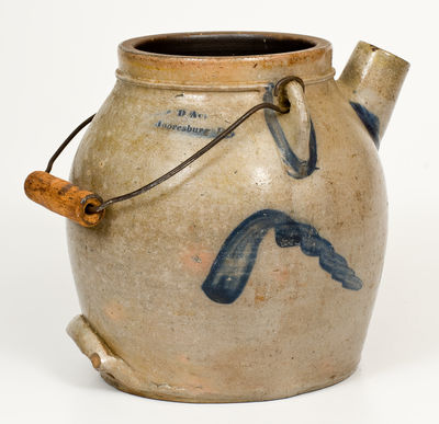 Scarce "D Ack / Mooresburg PA" Stoneware Batter Pail