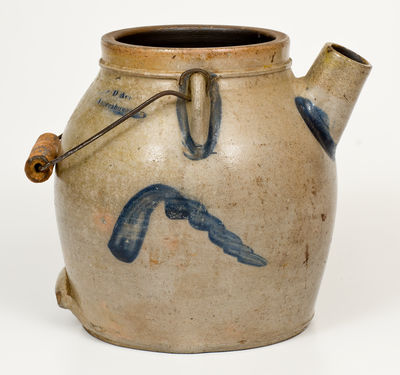 Scarce "D Ack / Mooresburg PA" Stoneware Batter Pail