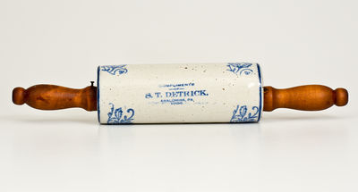 Analomink, PA Stoneware Advertising Rolling Pin