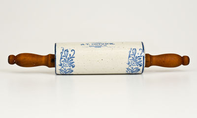 Analomink, PA Stoneware Advertising Rolling Pin